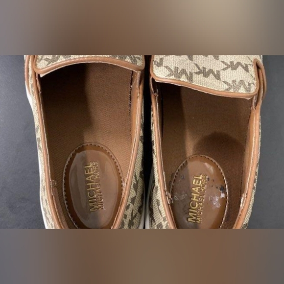 Michael Kors Keaton Slip-On MK Print Logo Shoes Size 6.5 MSRP $99 - Picture 7 of 9